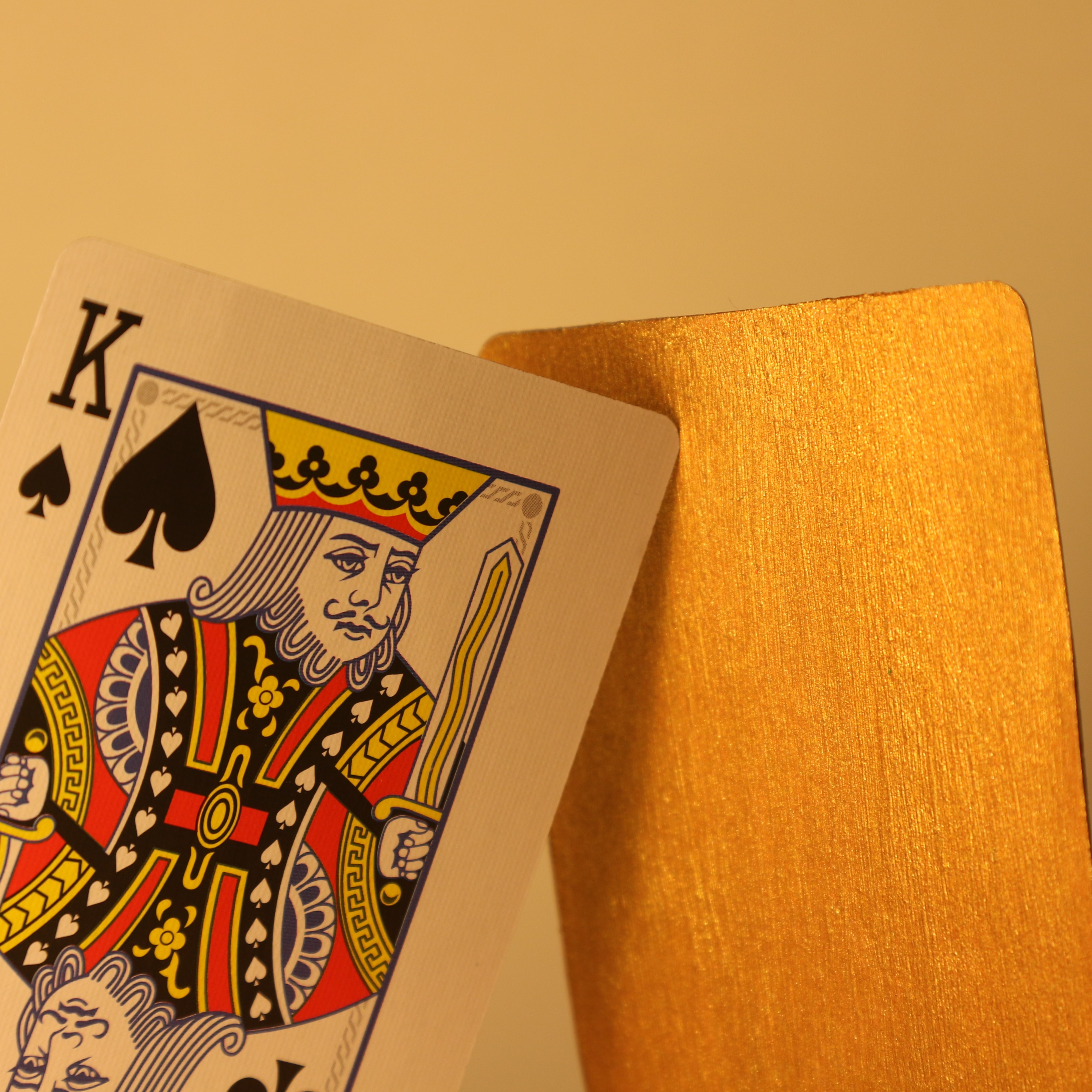 a playing card interpretation of the Greek Myth of King Midas